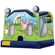 inflatable bouncy Spongebob castle